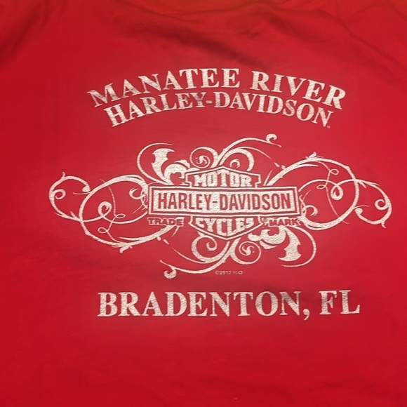 Harley-Davidson women’s motor cycles short sleeve shirt size xlarge . - Picture 8 of 8
